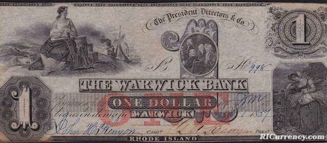 Warwick Bank $1