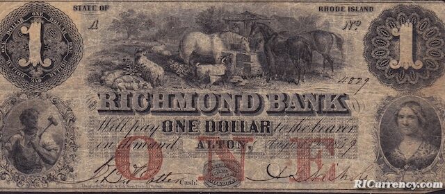 Richmond Bank $1