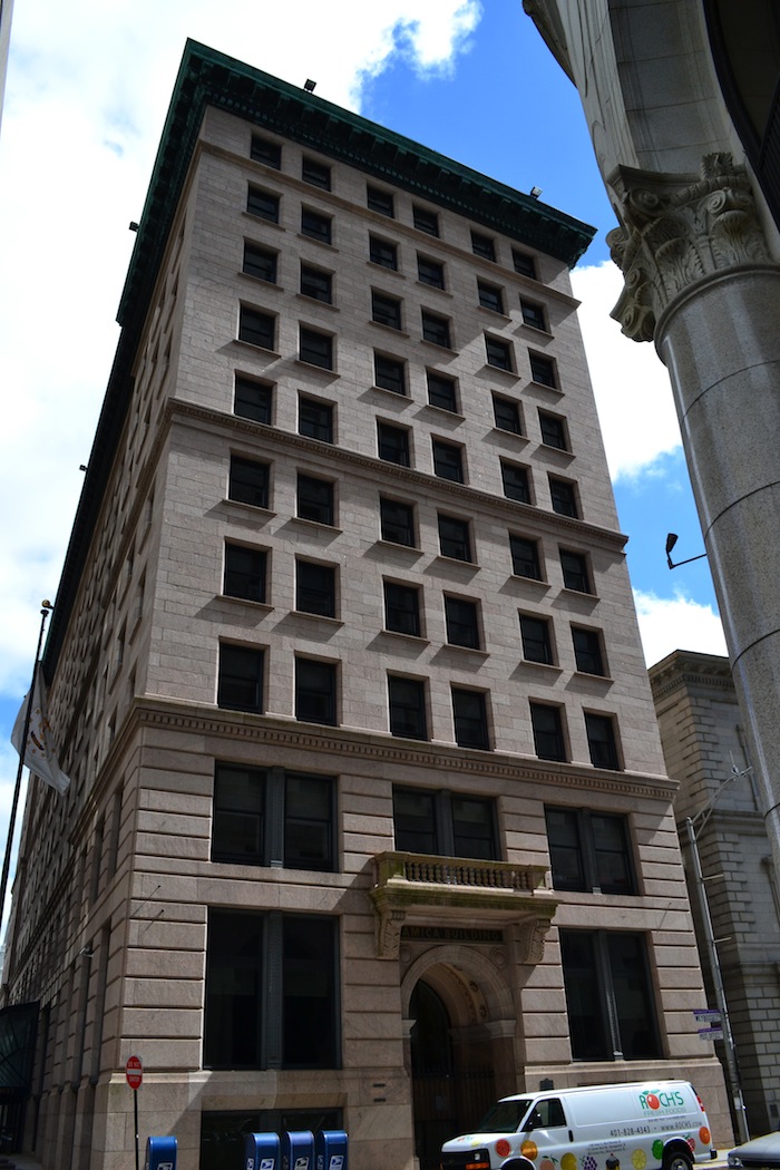 10 Weybosset, the Banigan Building, former home of the American National Bank. 