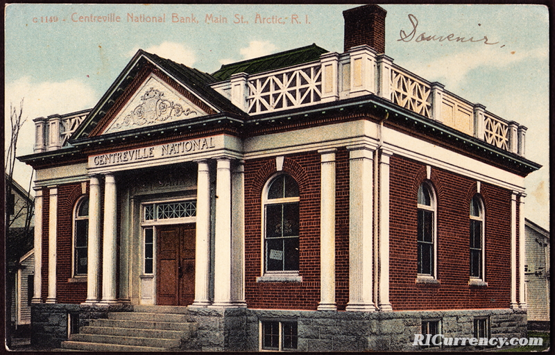 The bank's former home in Arctic. 