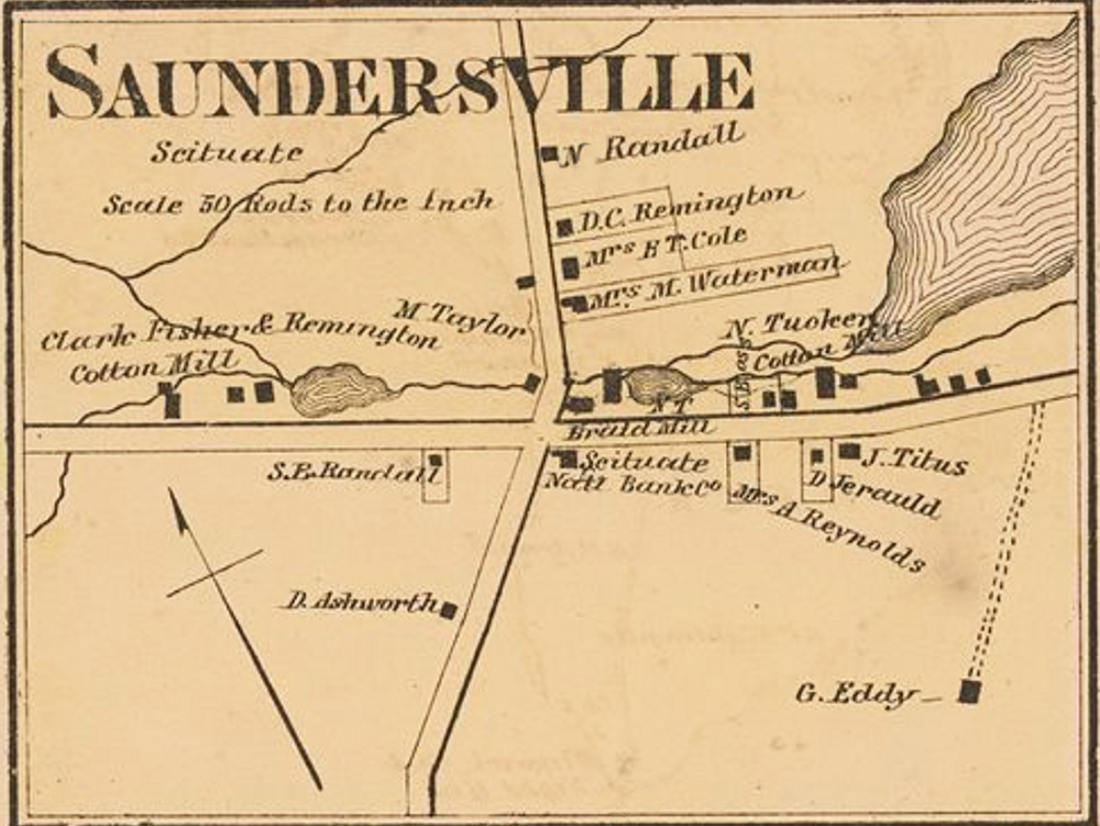 From D.G. Beers Atlas of Rhode Island, 1870