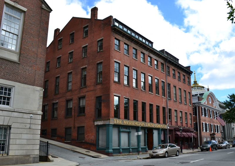 This building was purchased and remodeled by Hospital Trust in 1873. It served as the company's office until 1891.