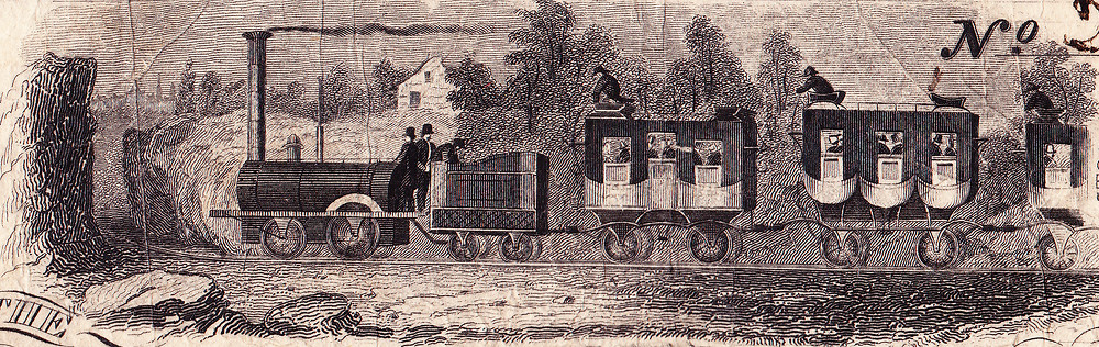 The DeWitt Clinton (named after New York's governor) was an early steam locomotive. 