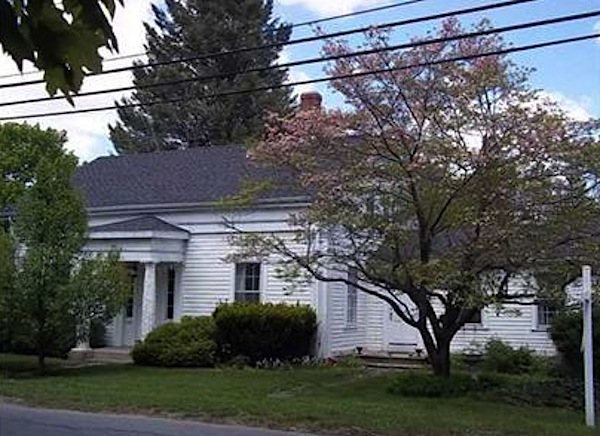 Built in 1835, this structure at 1089 Great Road, Lincoln, was the home of the Smithfield Lime Rock Bank. When it moved to Providence, this building became a private home.