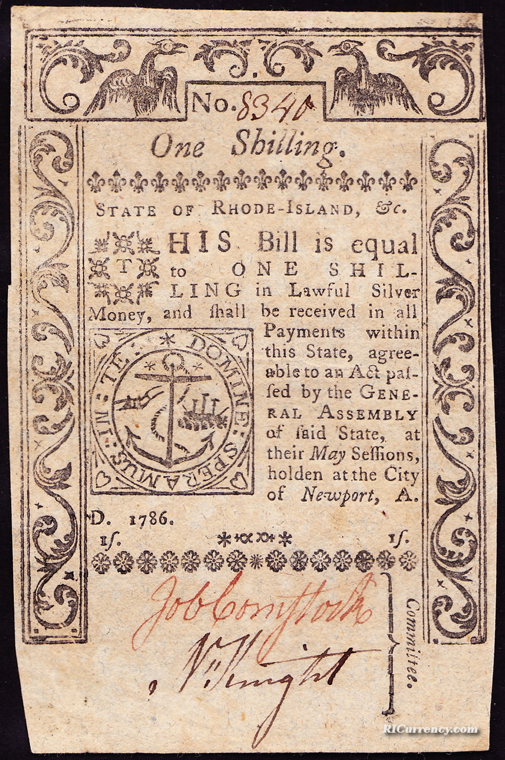 one shilling newport