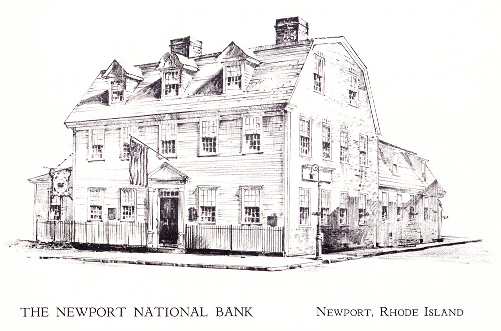 An image of the bank's home from a 1969 calendar. 