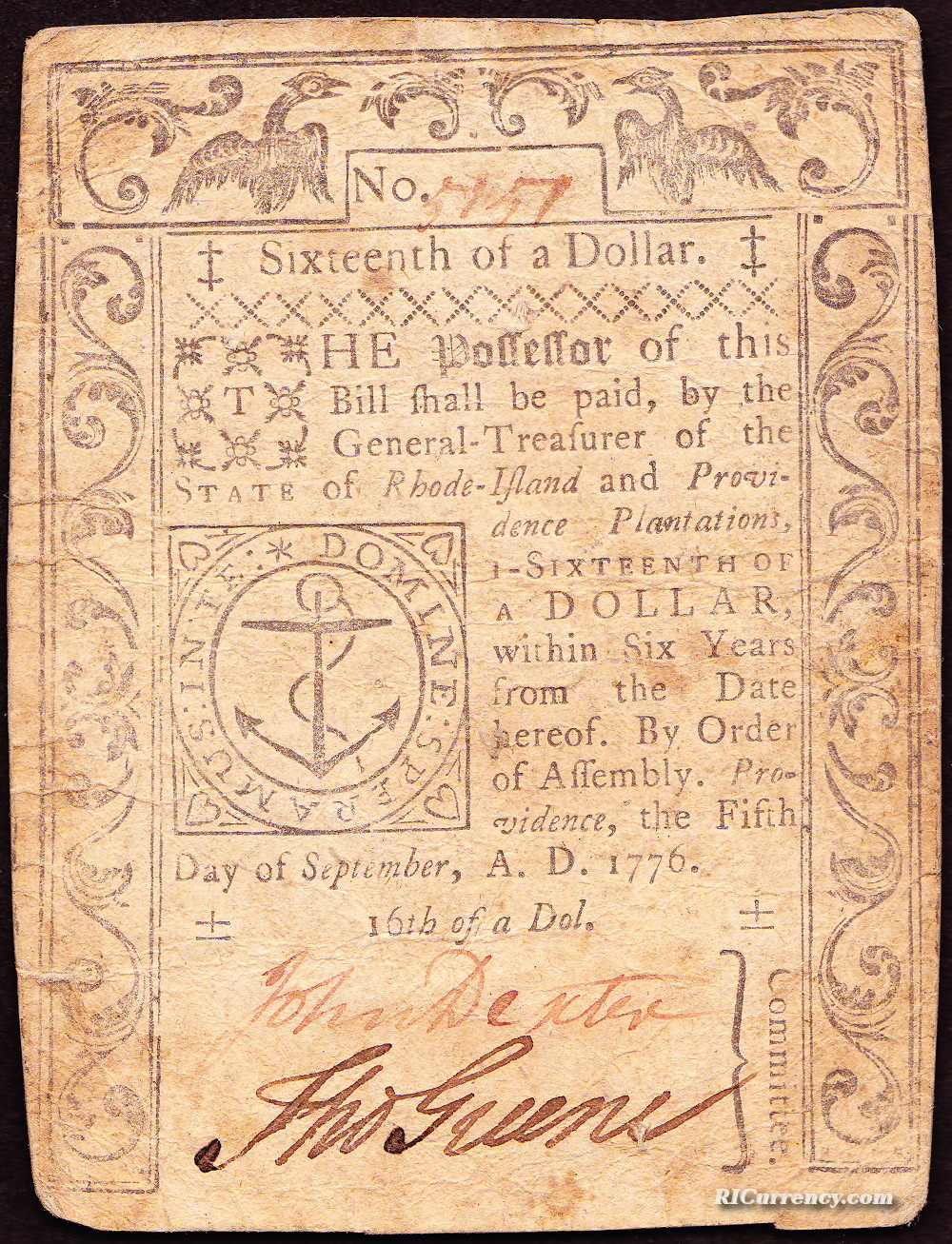 colonial currency