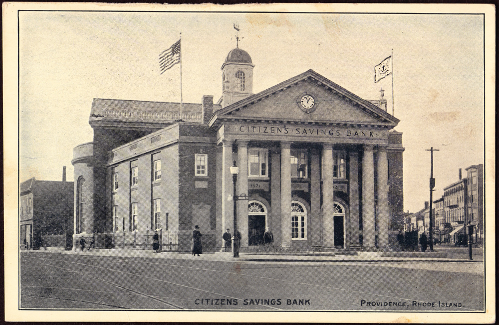 The Citizens Savings Bank building in Providence.