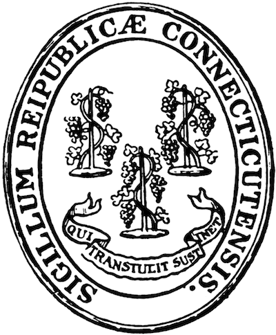 State Seal of Connecticut.