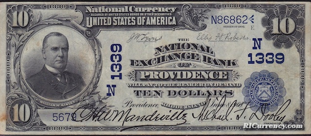 National Exchange Bank $10