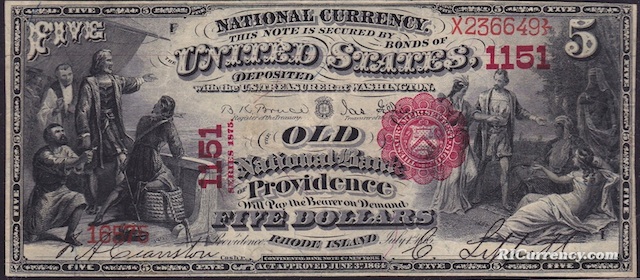 Old National Bank $5