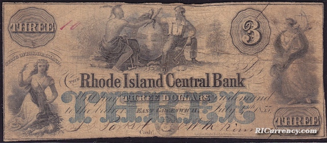 Rhode Island Central Bank $3