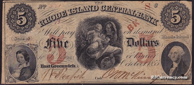 Rhode Island Central Bank $5