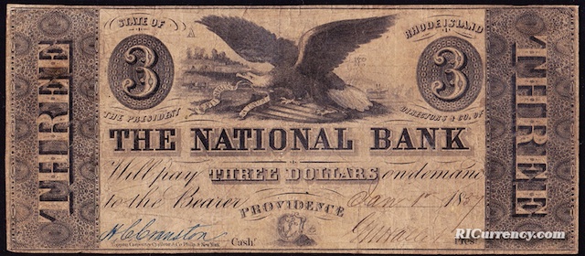 National Bank $3