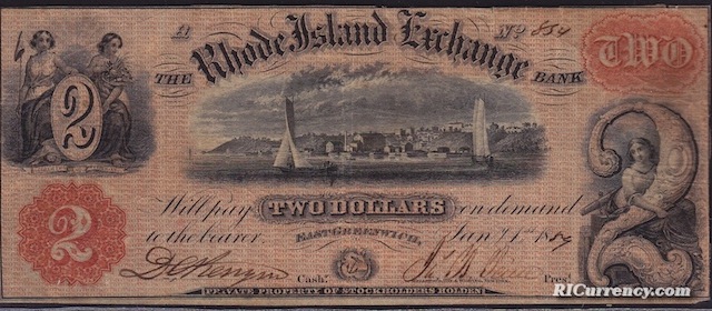 Rhode Island Exchange Bank $2