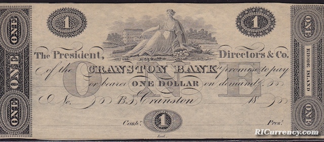 Cranston Bank $1