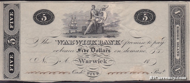 Warwick Bank $5