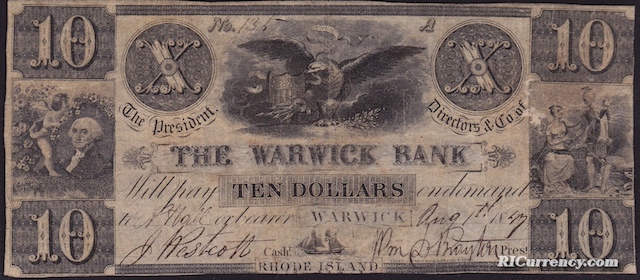 Warwick Bank $10