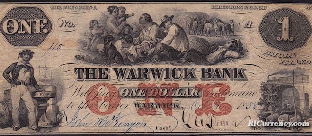 Warwick Bank $1