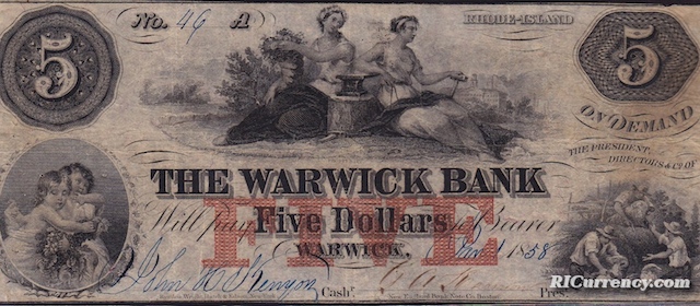 Warwick Bank $5