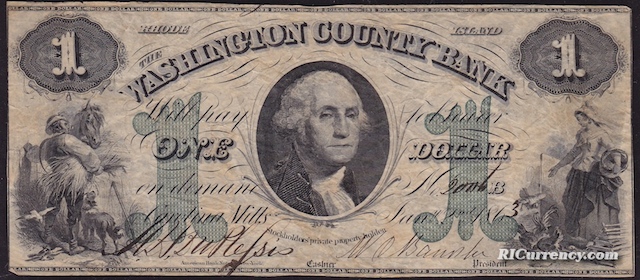 Washington County Bank $1