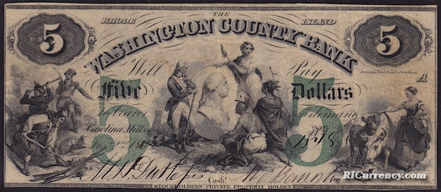 Washington County Bank $5