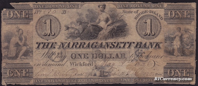 Narragansett Bank $1