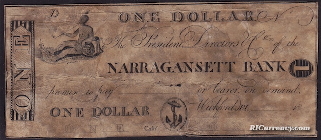 Narragansett Bank $1