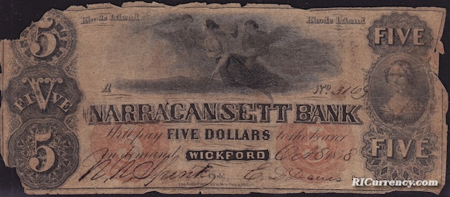 Narragansett Bank $5