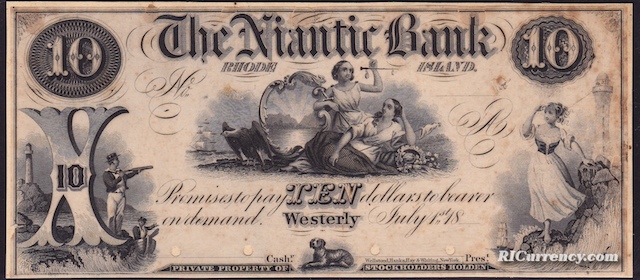 Niantic Bank $10 Proof