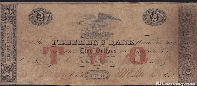 Freemen’s Bank $2