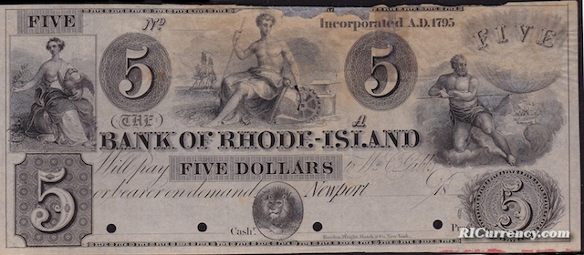 Bank of Rhode Island $5