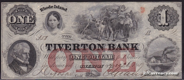 Tiverton Bank $1