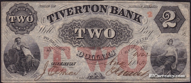 Tiverton Bank $2