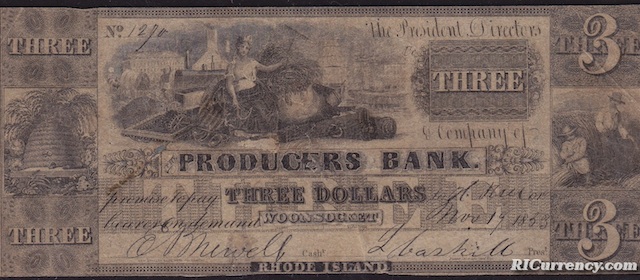 Producers Bank $3