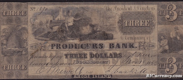 Producers Bank $3