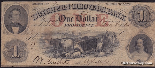 Butchers and Drovers Bank $1