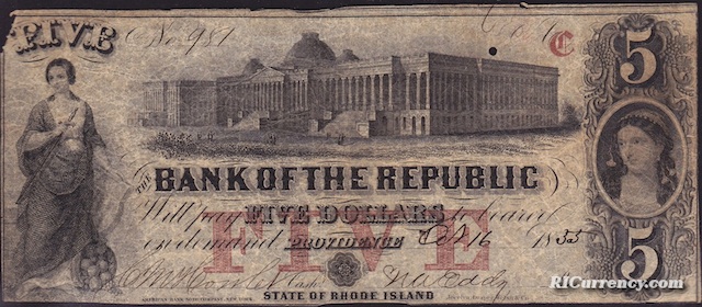 Bank of the Republic $5