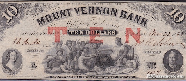 Mount Vernon Bank $10