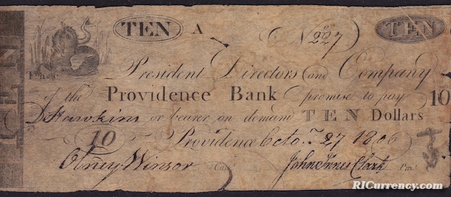 Providence Bank $10