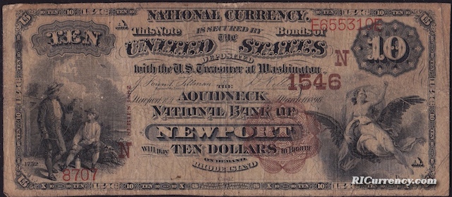 Aquidneck National Bank $10