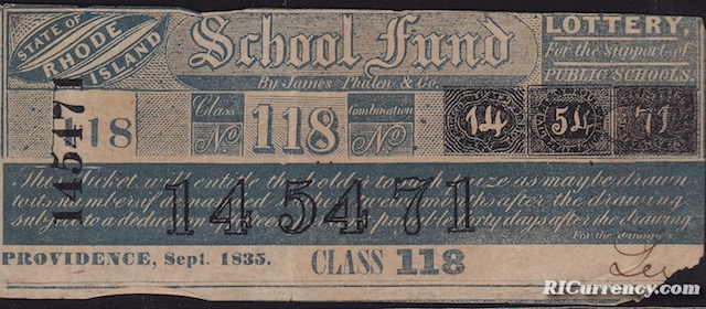 School Fund Lottery Ticket