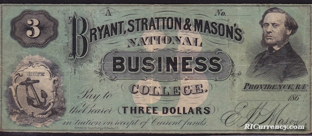 Bryant, Stratton & Mason’s $3