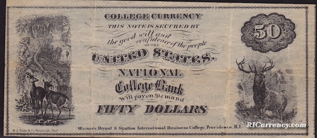 National College Bank $50