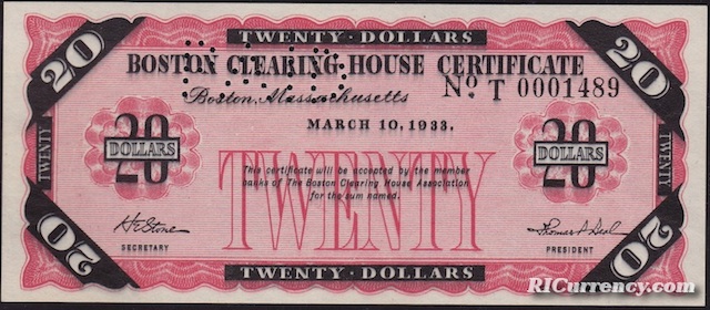 Boston Clearing $20