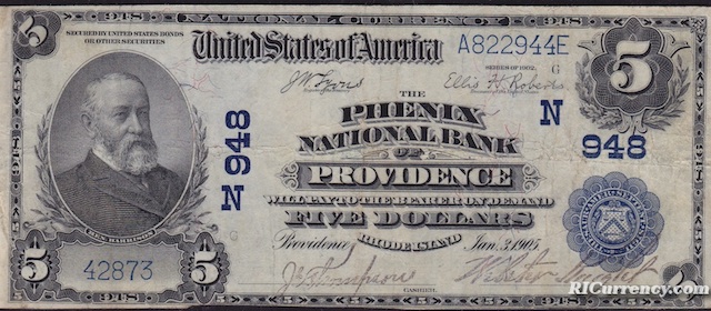 Phenix National Bank $5