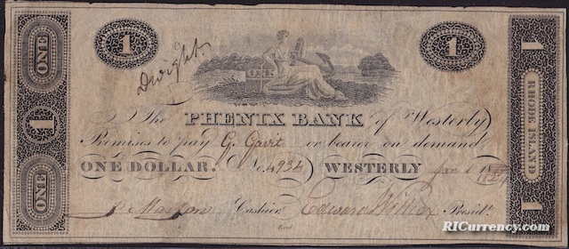 Phenix Bank $1