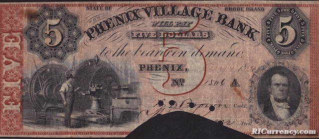 Phenix Village Bank $5