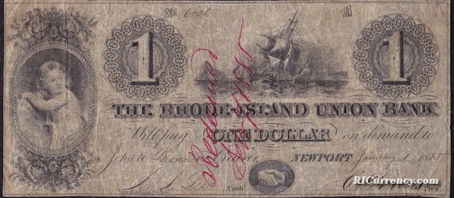 Rhode Island Union Bank $1