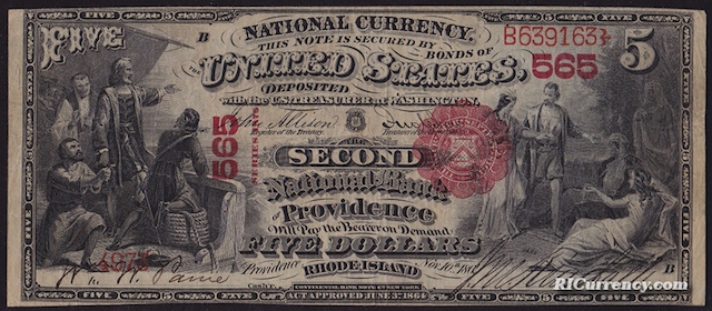 Second National Bank $5